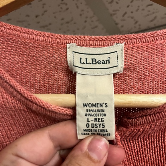 Adorable LL Bean Linen/Cotton Cardigan - Picture 2 of 3